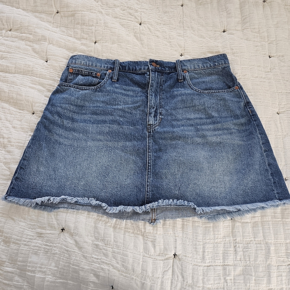Madewell Jean Skirt